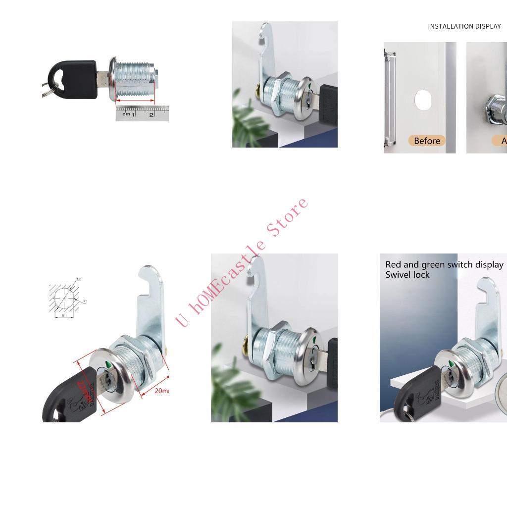 Cabinet Lock Key - 63HF 2 Bộ Ngăn Kéo Khóa