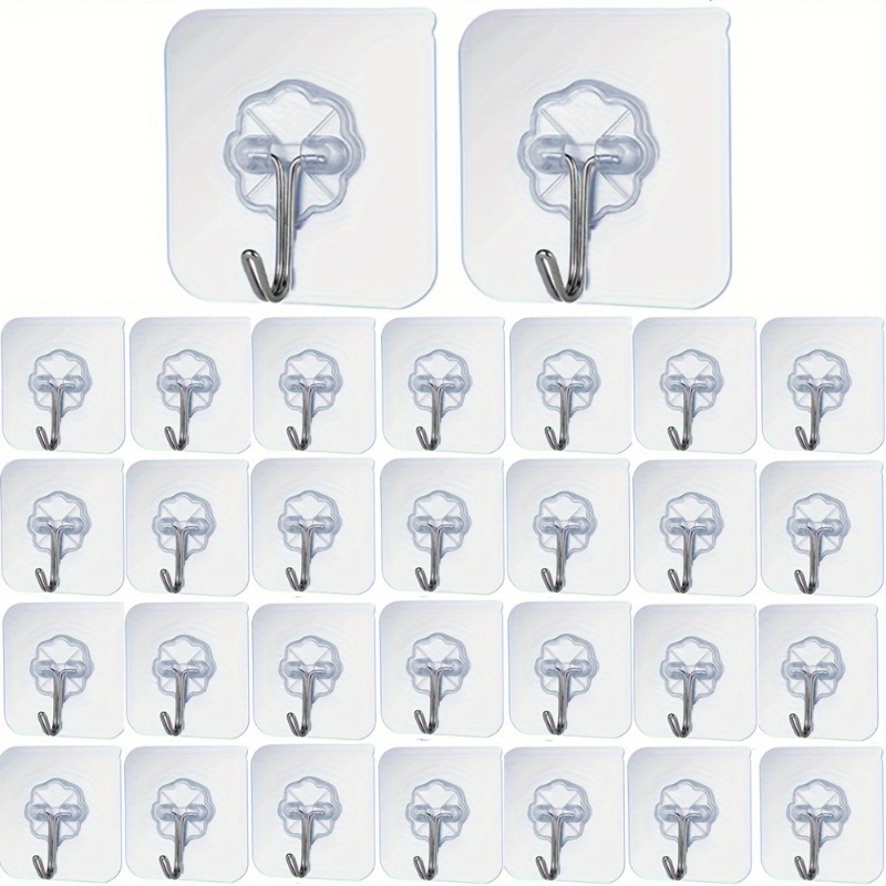 Door Stopper Heavy - Transparent Scratch-Free Self Adhesive Hooks, Wall