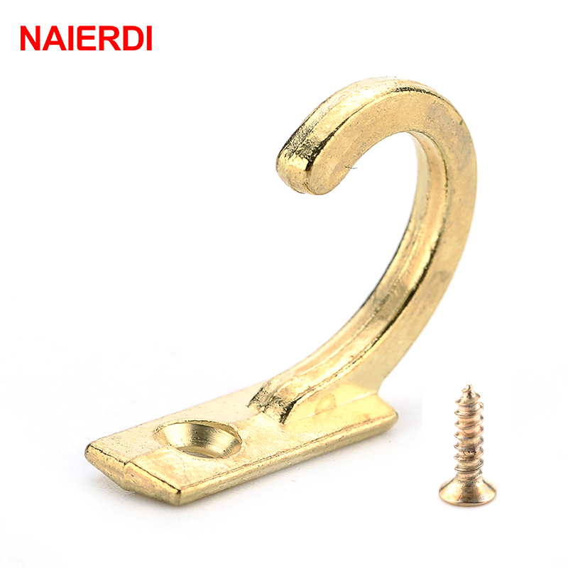 Furniture Hardware Brackets - Naierdi 10 Chiếc Nhỏ Cổ Móc