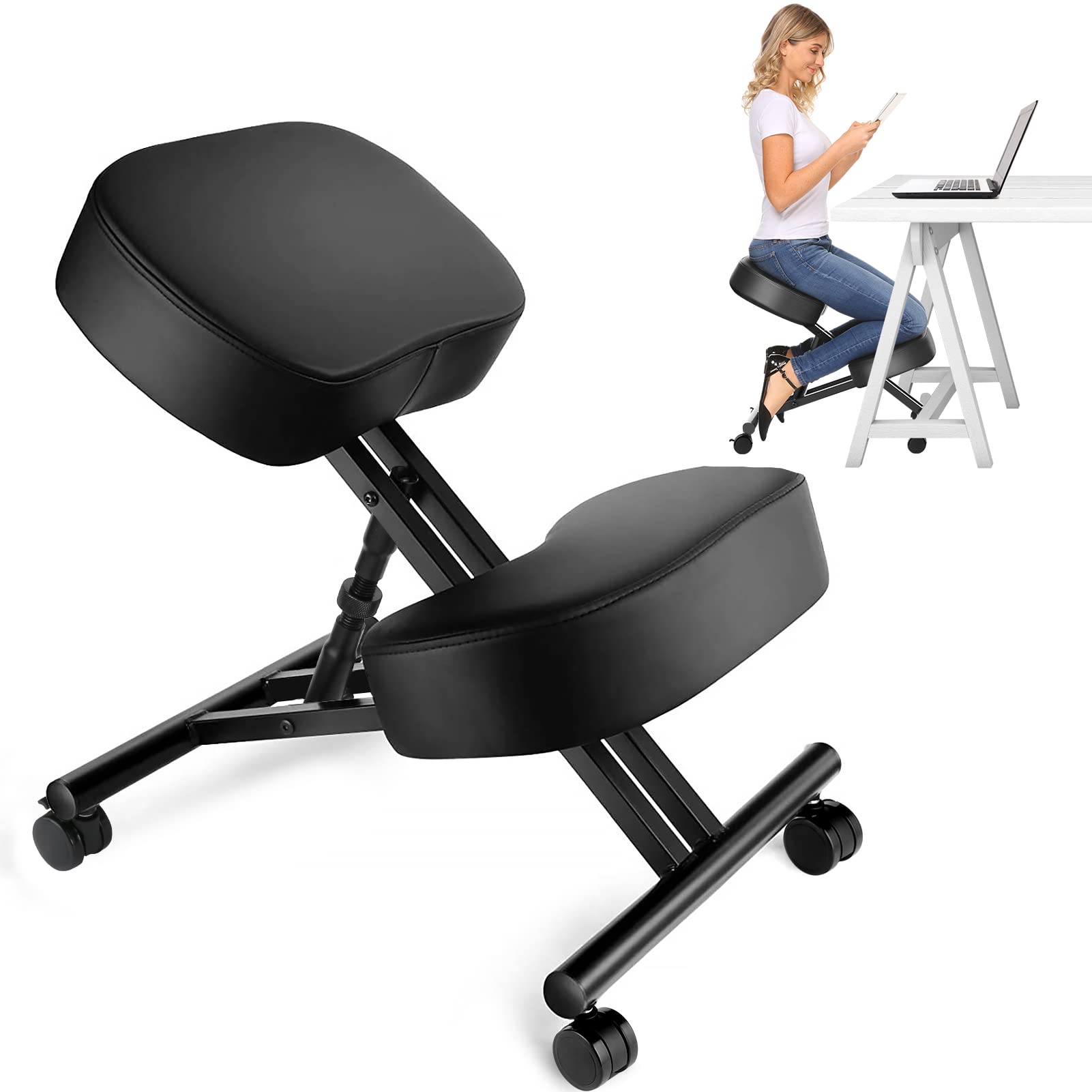 Home Furniture & Hardware Trading - Kneeling Chair Ergonomic for Office, Adjustable