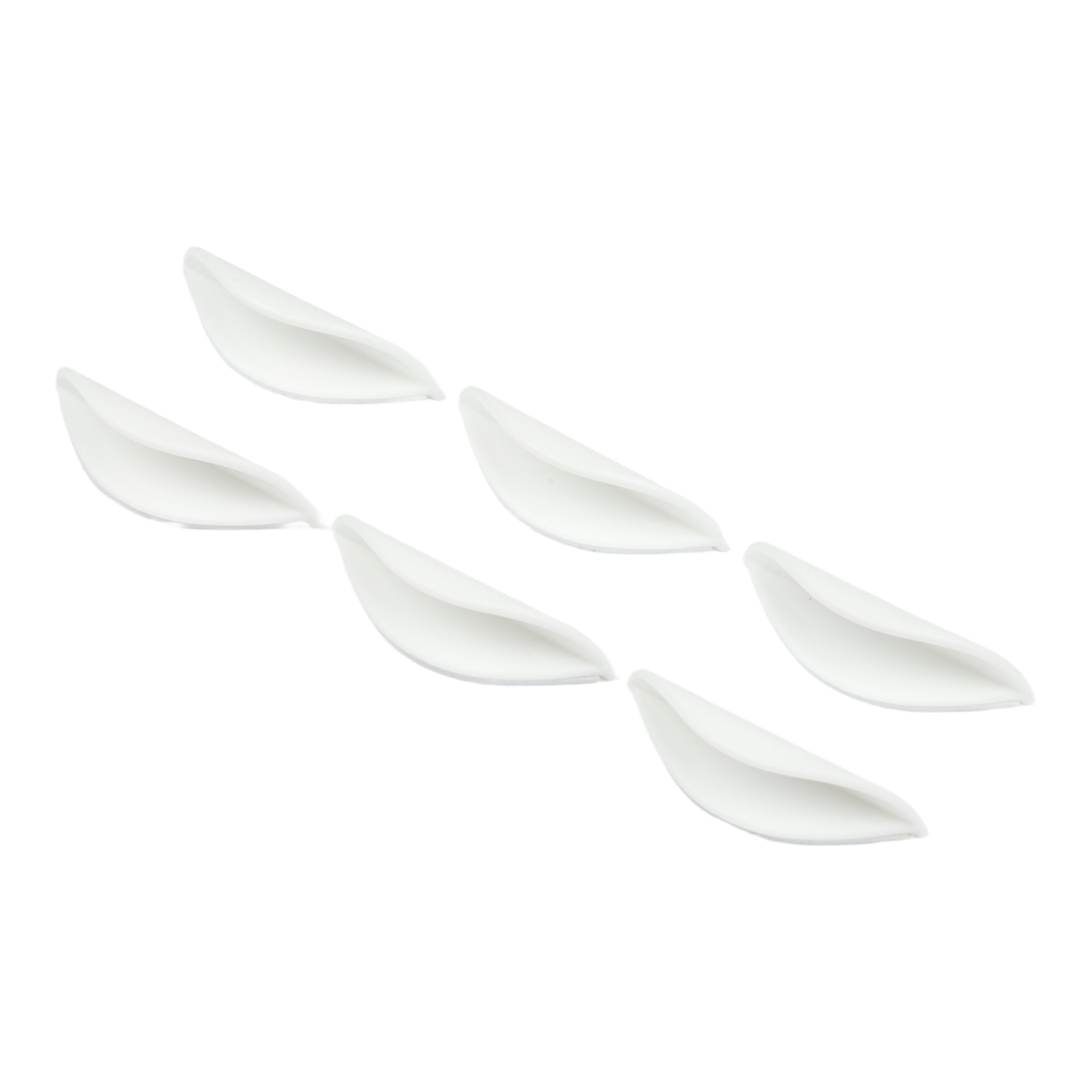 Furniture Hardware Pulls - 6pcs Plastic Door Handles No Drilling