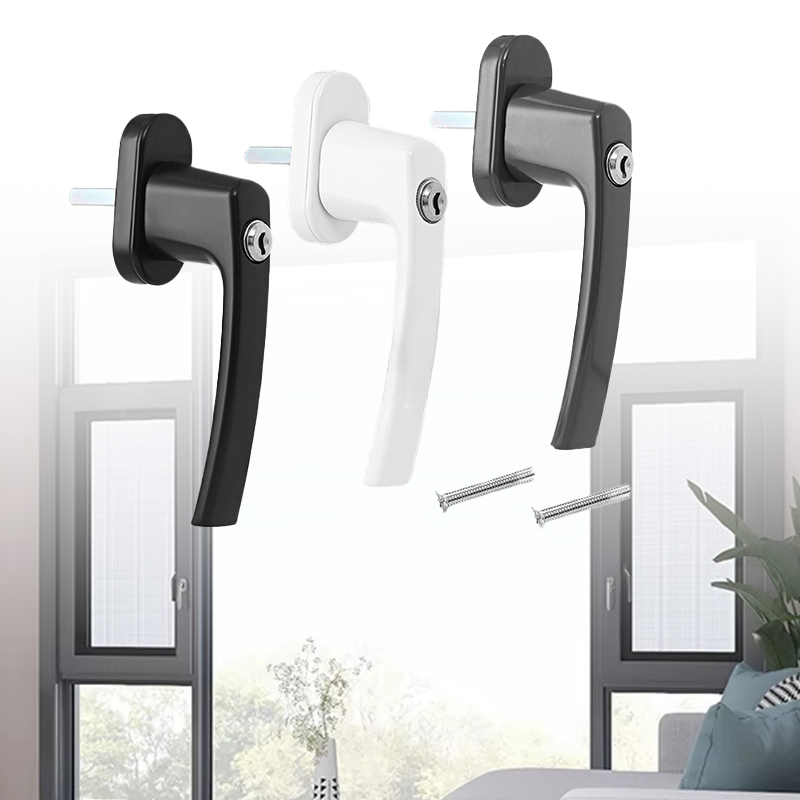 Zinc Furniture Hardware - Plastic-Steel Inward-Opening Window Drive Handle, Casement