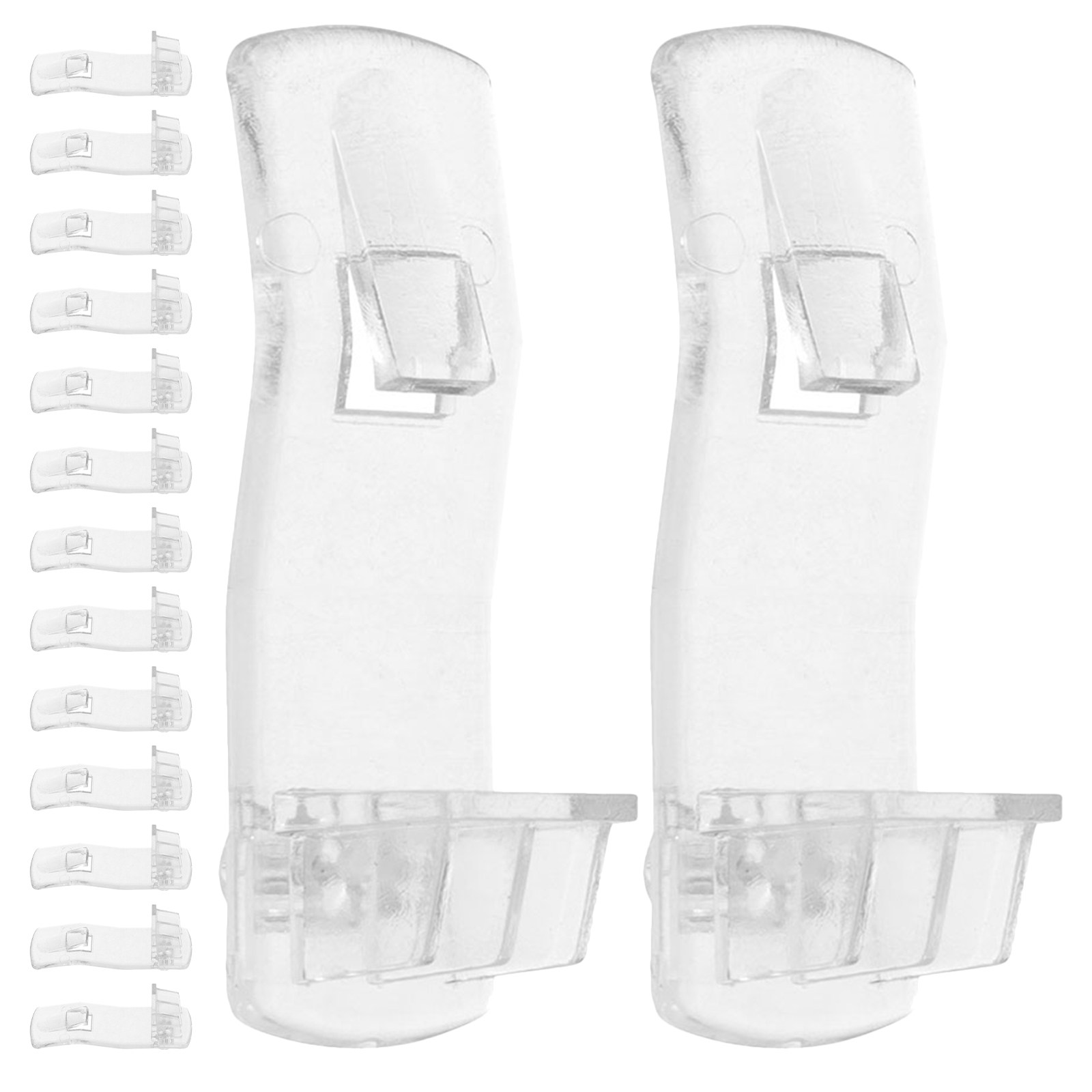 Shelf Peg Support - 60Pcs Clear Plastic Shelf Support Pegs