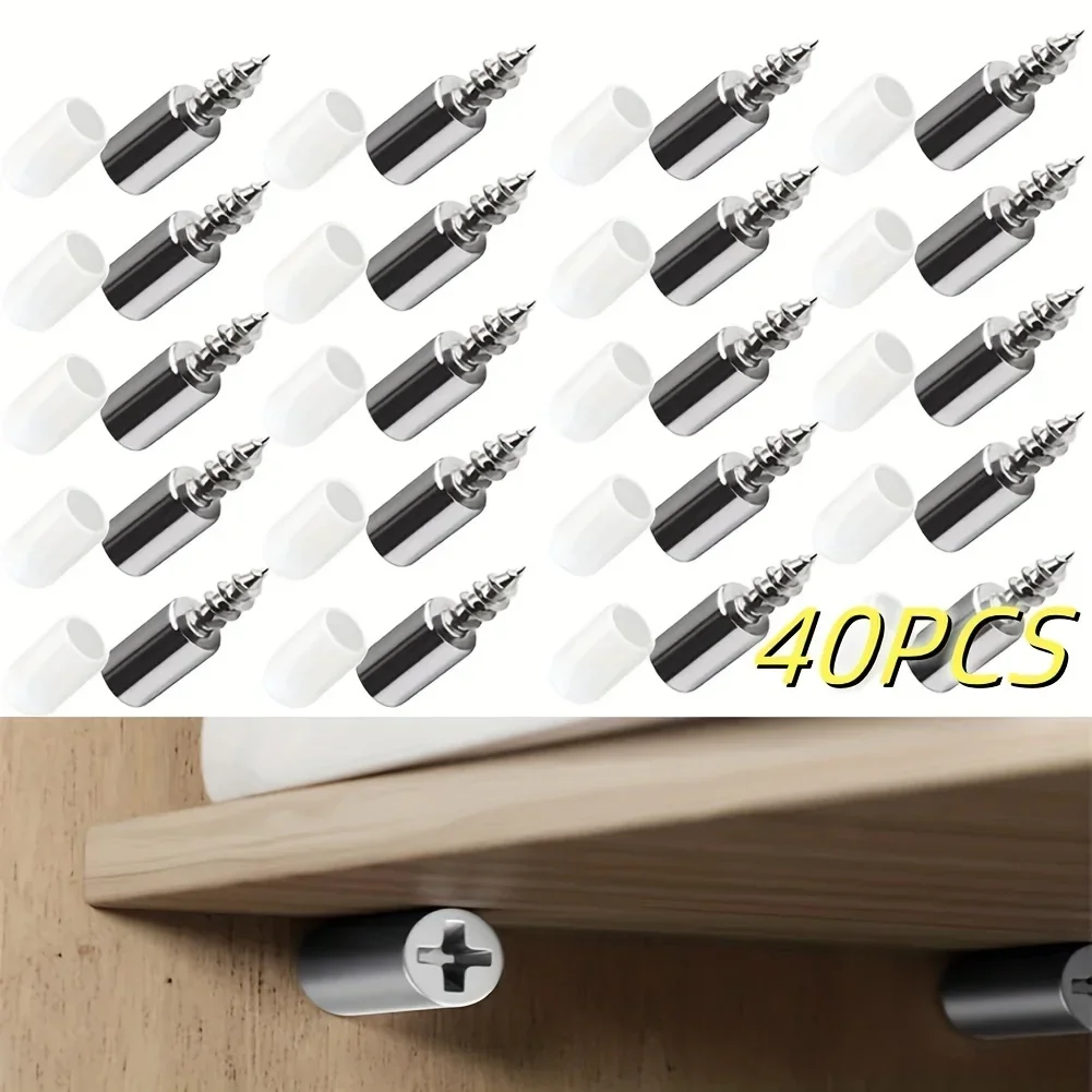 Shelf Peg Support - 100/10PCS Self Tapping Screw Layer Plate
