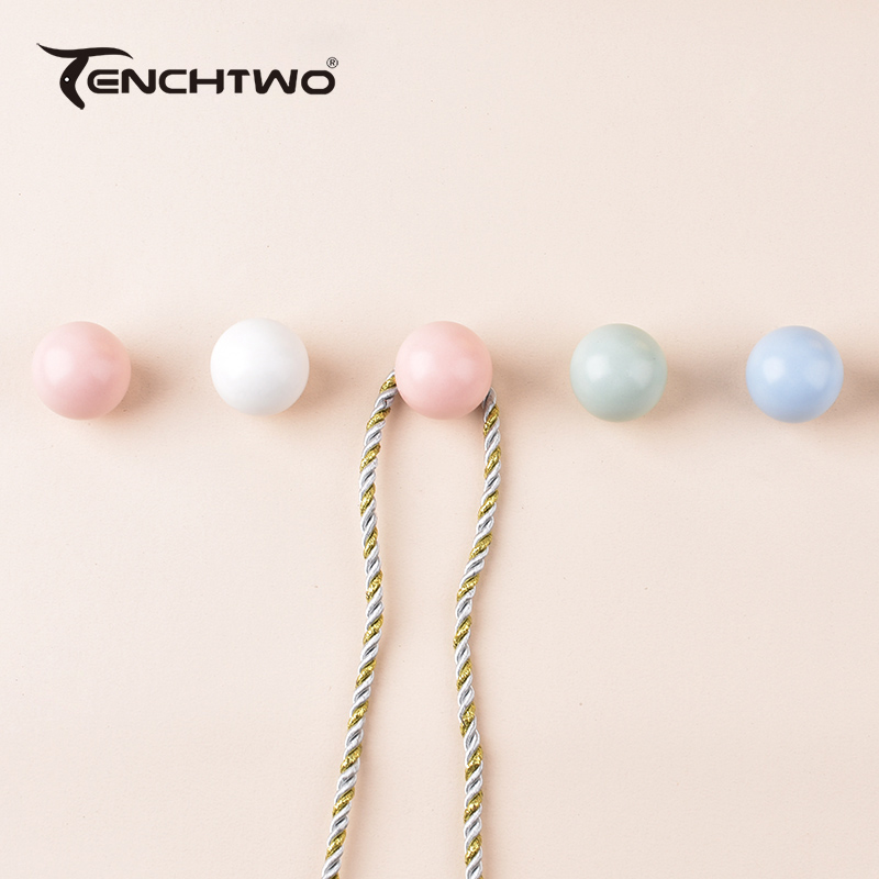 Round Ceramic Hook Clothes Han - đánh giá và giá Furniture Hardware Pulls