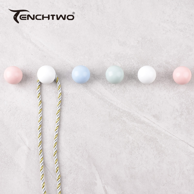 Round Ceramic Hook Clothes Han - đánh giá và giá Furniture Hardware Pulls