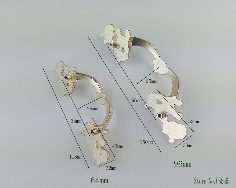 Cổ Bạc Cổ Điển Đồ Nội Thất Phầ - đánh giá và giá Furniture Hardware Vintage