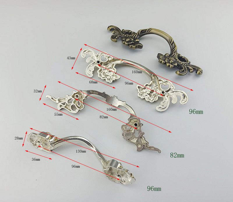 Cổ Bạc Cổ Điển Đồ Nội Thất Phầ - đánh giá và giá Furniture Hardware Vintage