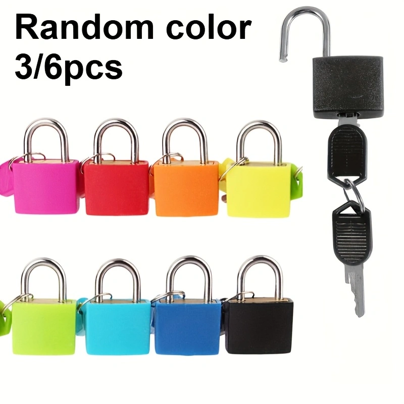 3/6Pcs Mini Colorful Padlock w - đánh giá và giá Cabinet Lock Key
