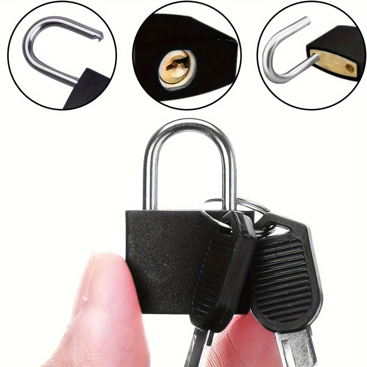 3/6Pcs Mini Colorful Padlock w - đánh giá và giá Cabinet Lock Key