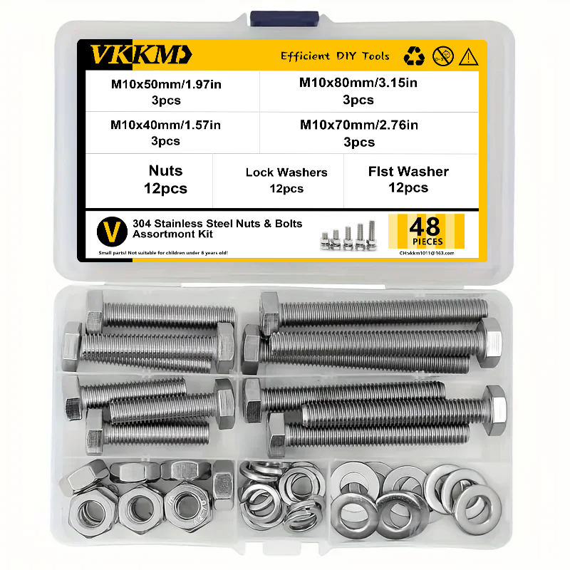 VKKM 48Pcs M10 Hex Head Bolts  - đánh giá và giá Restoration Hardware Furniture Outdoor