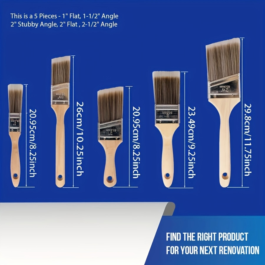 5Pcs High Quality Paint Brush  - đánh giá và giá Furniture Hardware Pulls