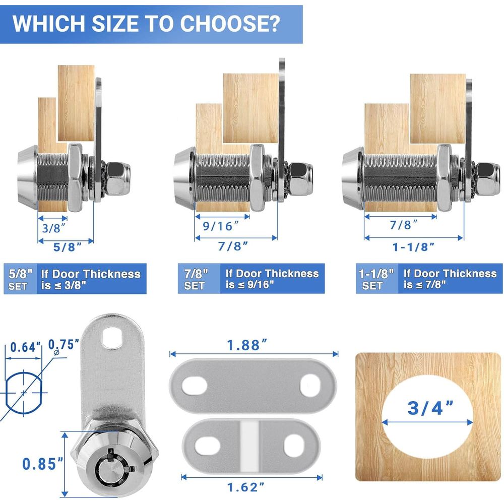 RV Storage Locks - Keyed Alike - đánh giá và giá Cabinet Lock Key