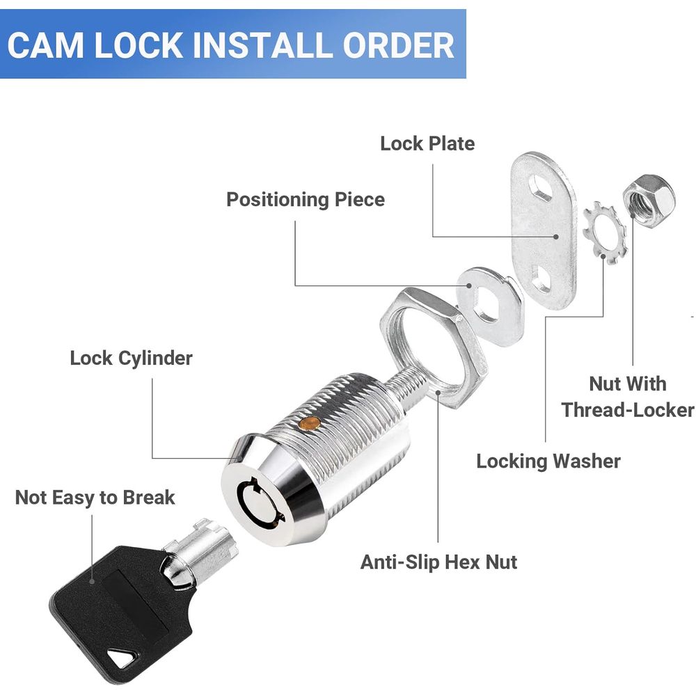 RV Storage Locks - Keyed Alike - đánh giá và giá Cabinet Lock Key