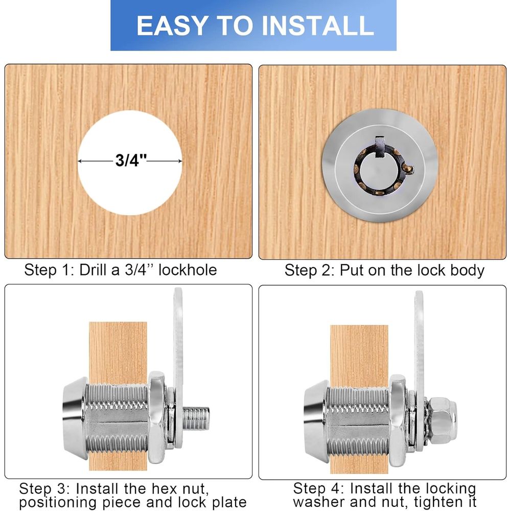 RV Storage Locks - Keyed Alike - đánh giá và giá Cabinet Lock Key
