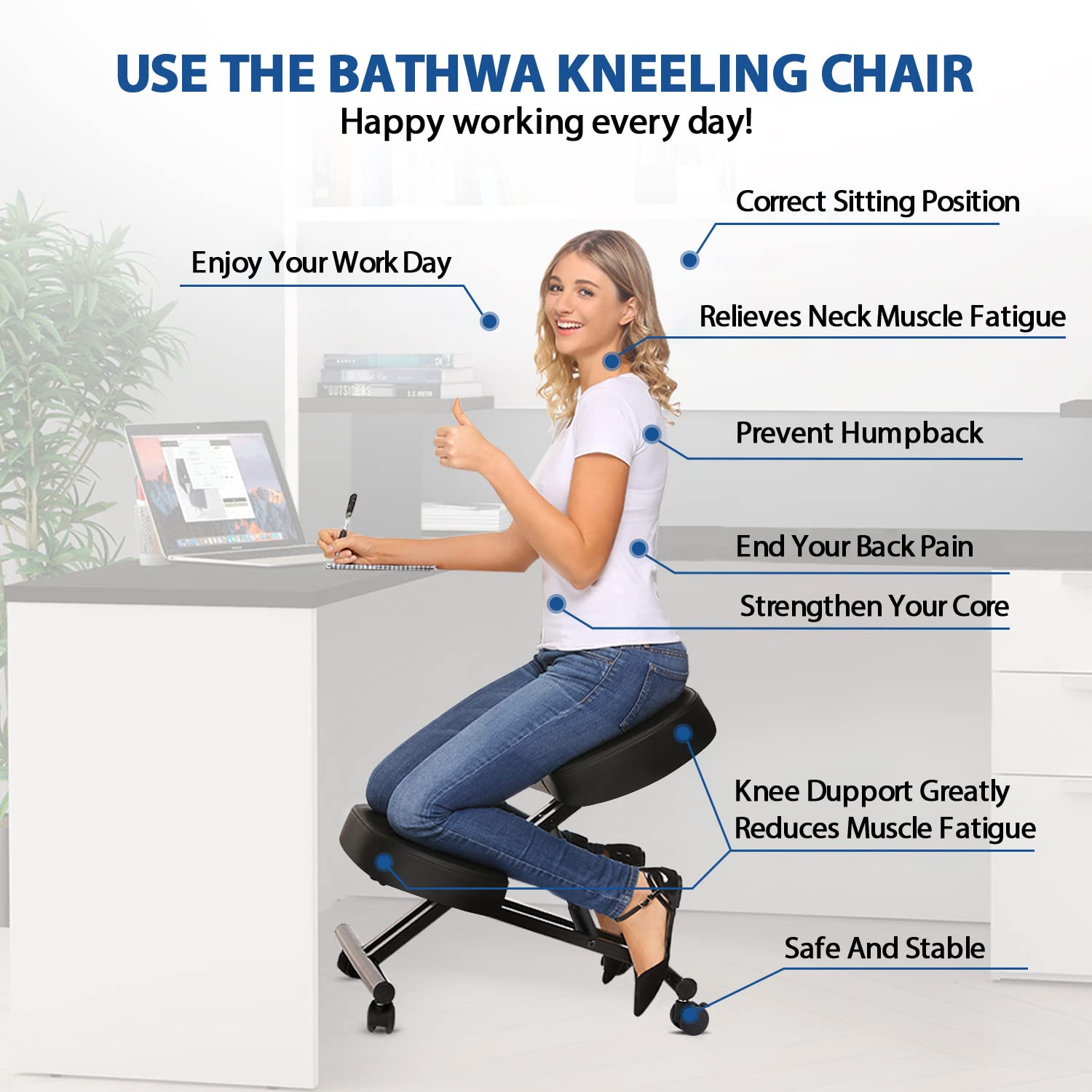 Kneeling Chair Ergonomic for O - đánh giá và giá Home Furniture & Hardware Trading