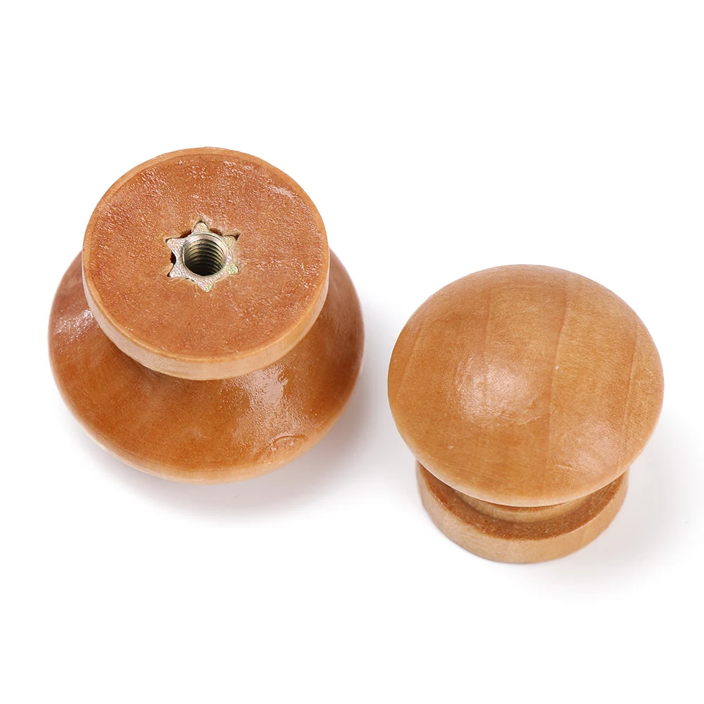 10pcs/Lot Round Shape Natural  - đánh giá và giá Furniture Hardware Pulls
