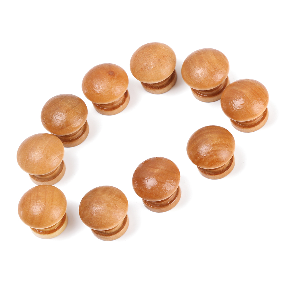 10pcs/Lot Round Shape Natural  - đánh giá và giá Furniture Hardware Pulls