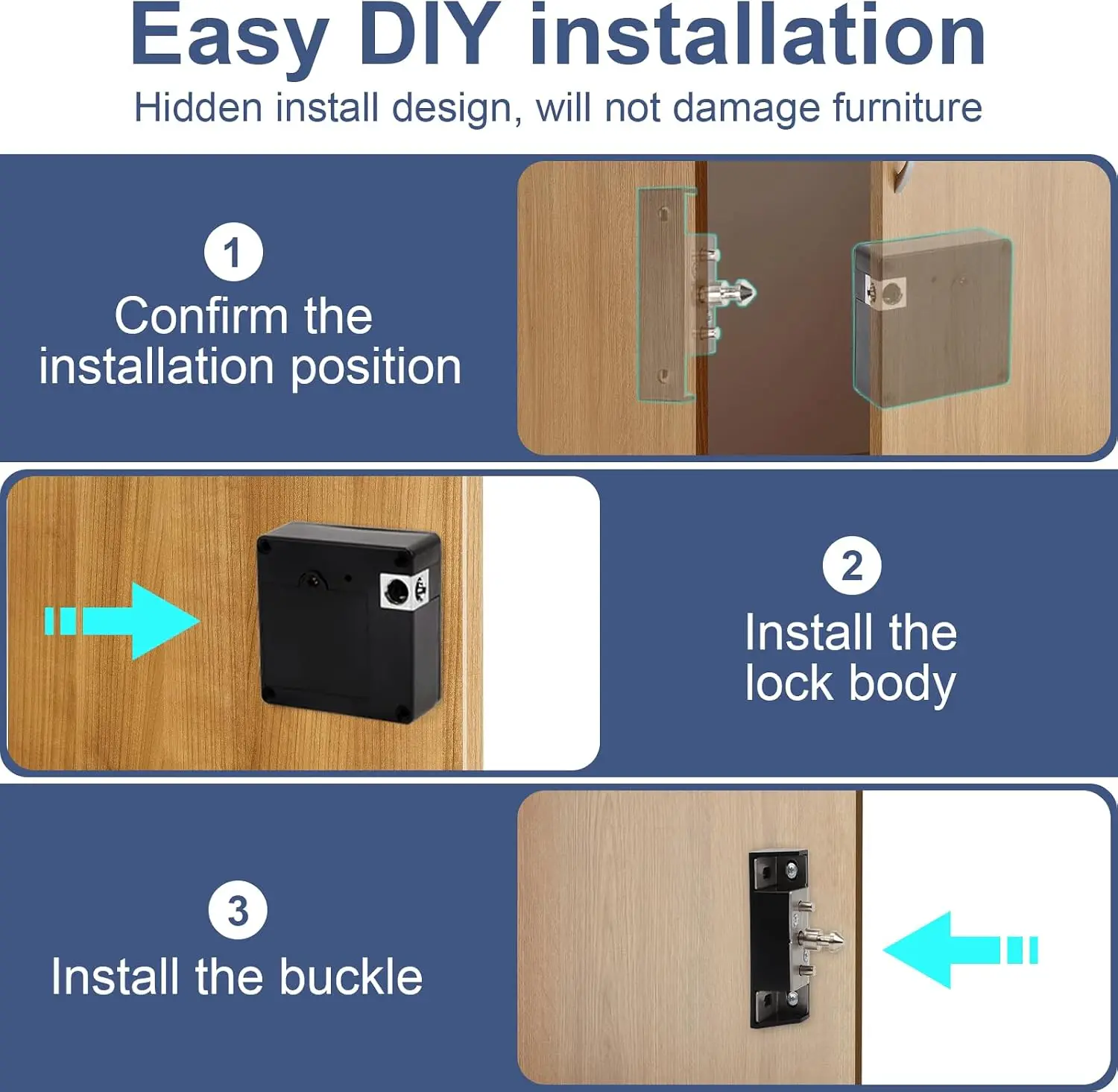 Mobile phone NFC smart locker  - đánh giá và giá Furniture Hardware Brackets