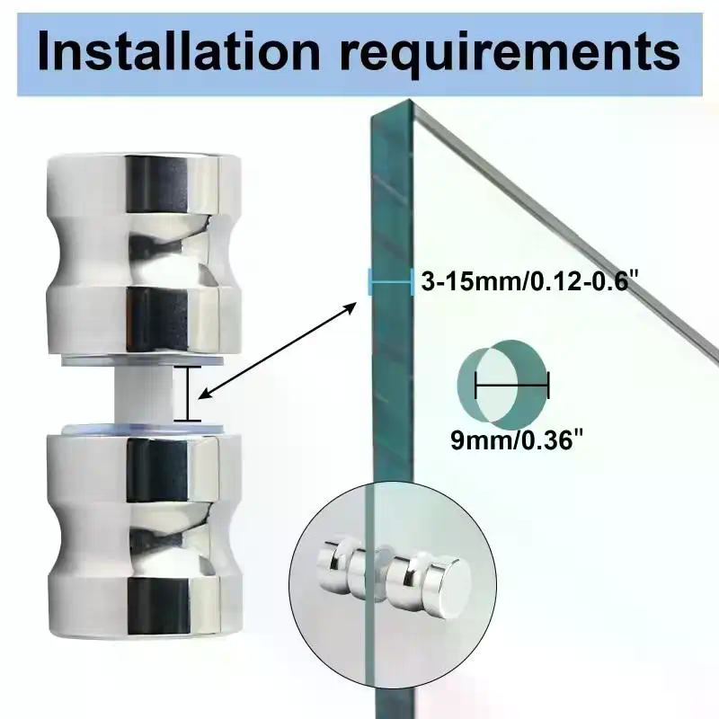 Stylish Shower Glass Door Hand - đánh giá và giá Furniture Hardware Supply
