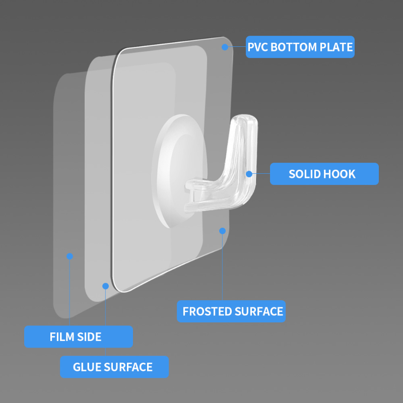 5/10/20 Pcs Self-adhesive Hook - đánh giá và giá Door Stopper Heavy