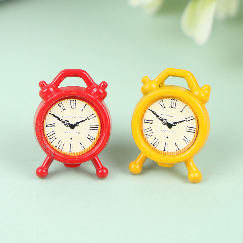 1PC 1:12 Scale Alarm Clock Dol - đánh giá và giá Home Furniture & Hardware Trading