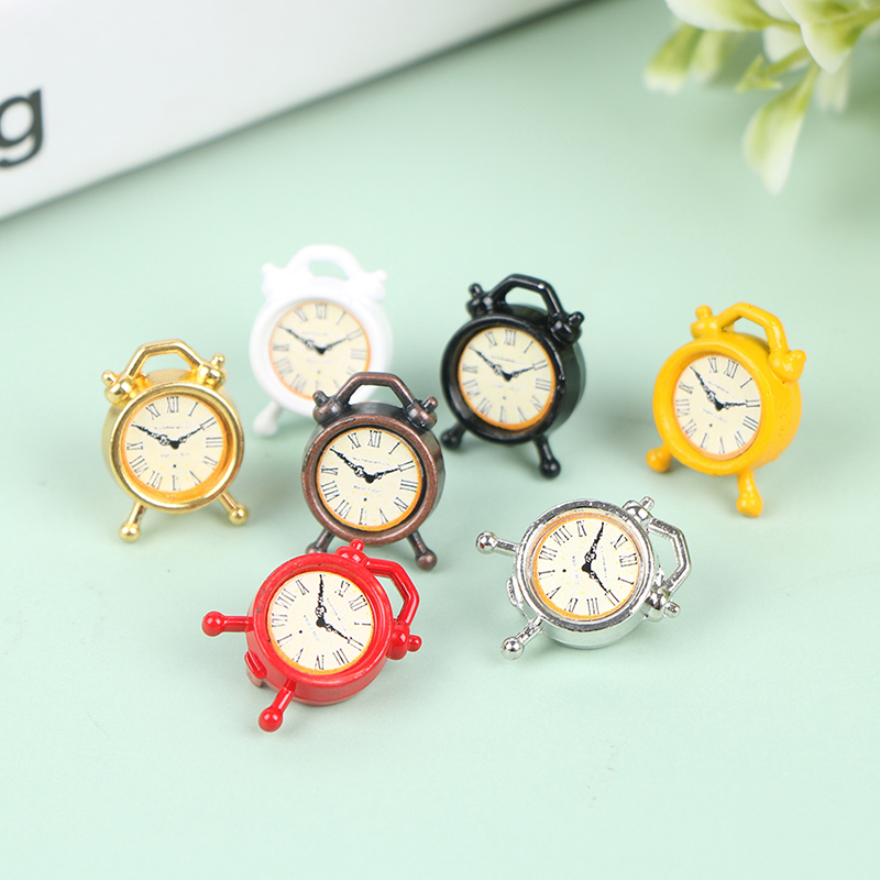 1PC 1:12 Scale Alarm Clock Dol - đánh giá và giá Home Furniture & Hardware Trading