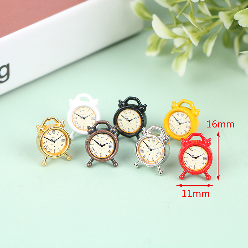 1PC 1:12 Scale Alarm Clock Dol - đánh giá và giá Home Furniture & Hardware Trading