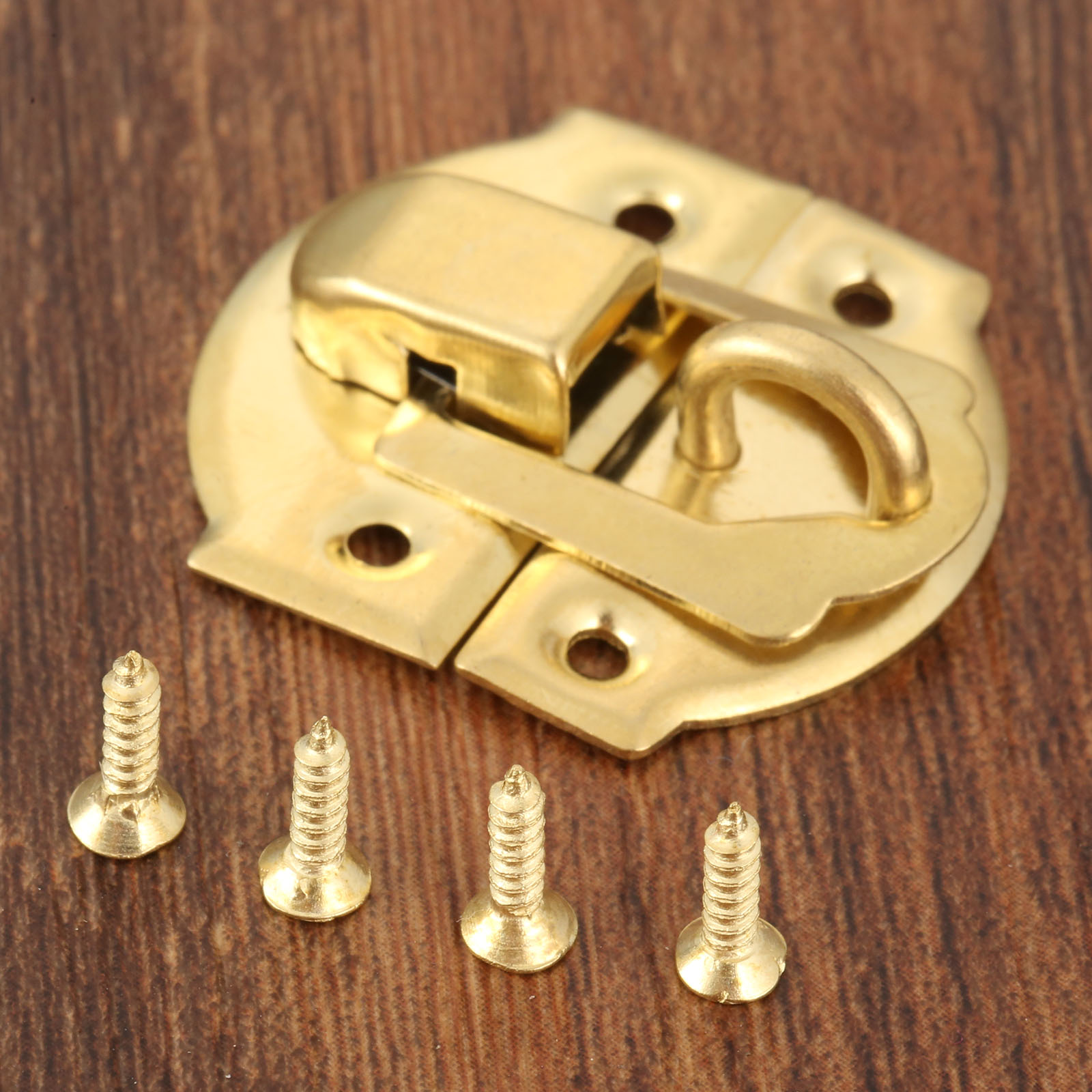 10pcs Golden Box Latch Clasps  - đánh giá và giá Furniture Hardware Vintage