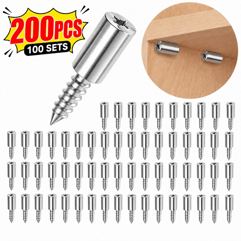 5-100Sets Self Tapping Screws  - đánh giá và giá Shelf Peg Support