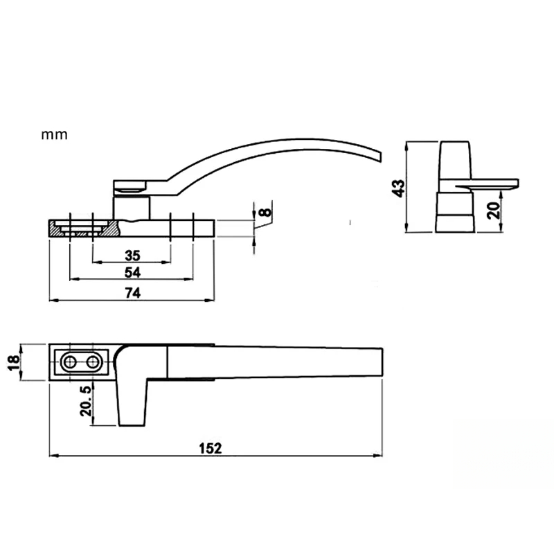 Left Right Hand White Replacem - đánh giá và giá Zinc Furniture Hardware