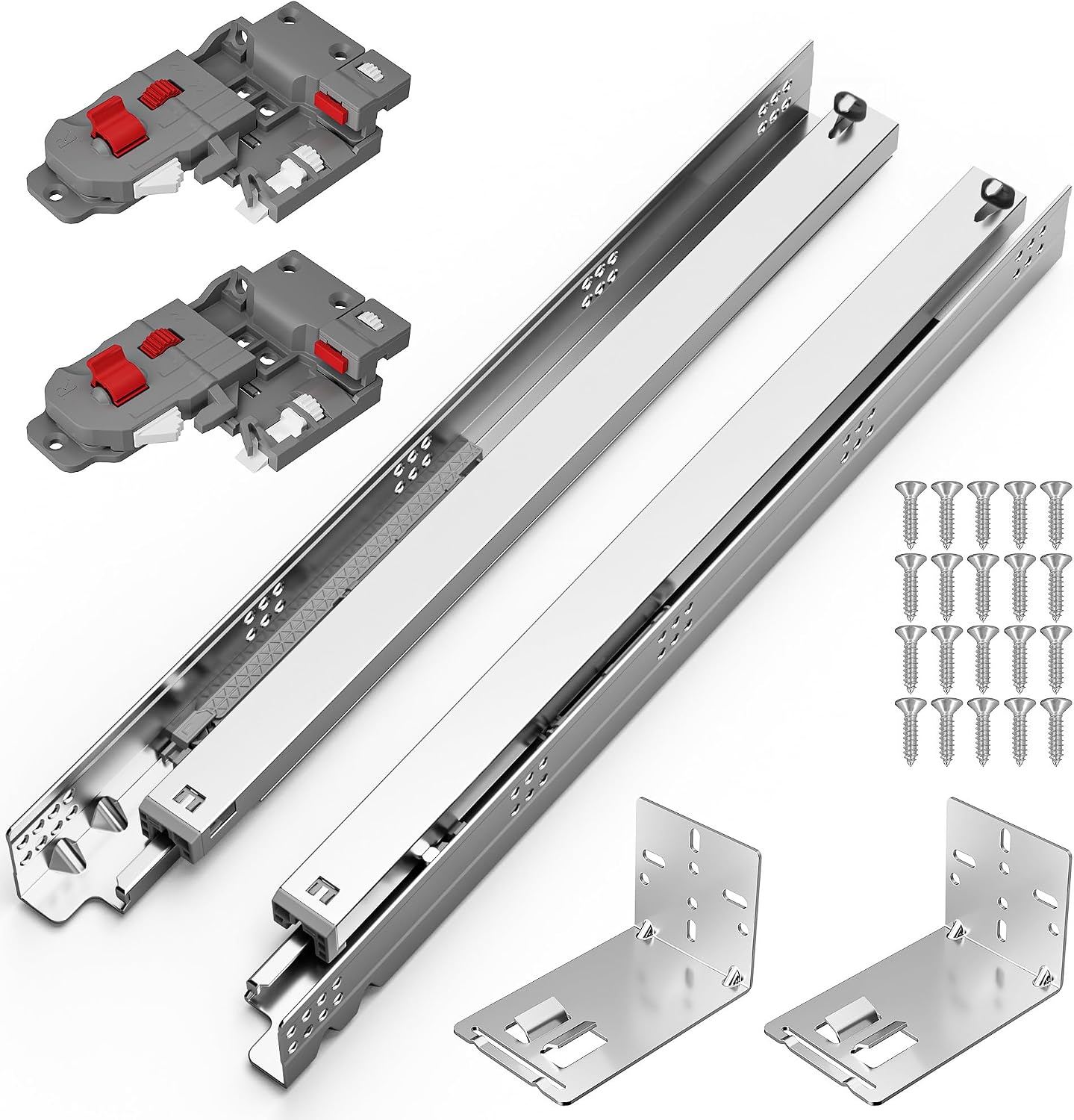 21 Inch Undermount Soft Close  - đánh giá và giá Drawer Slide Pair