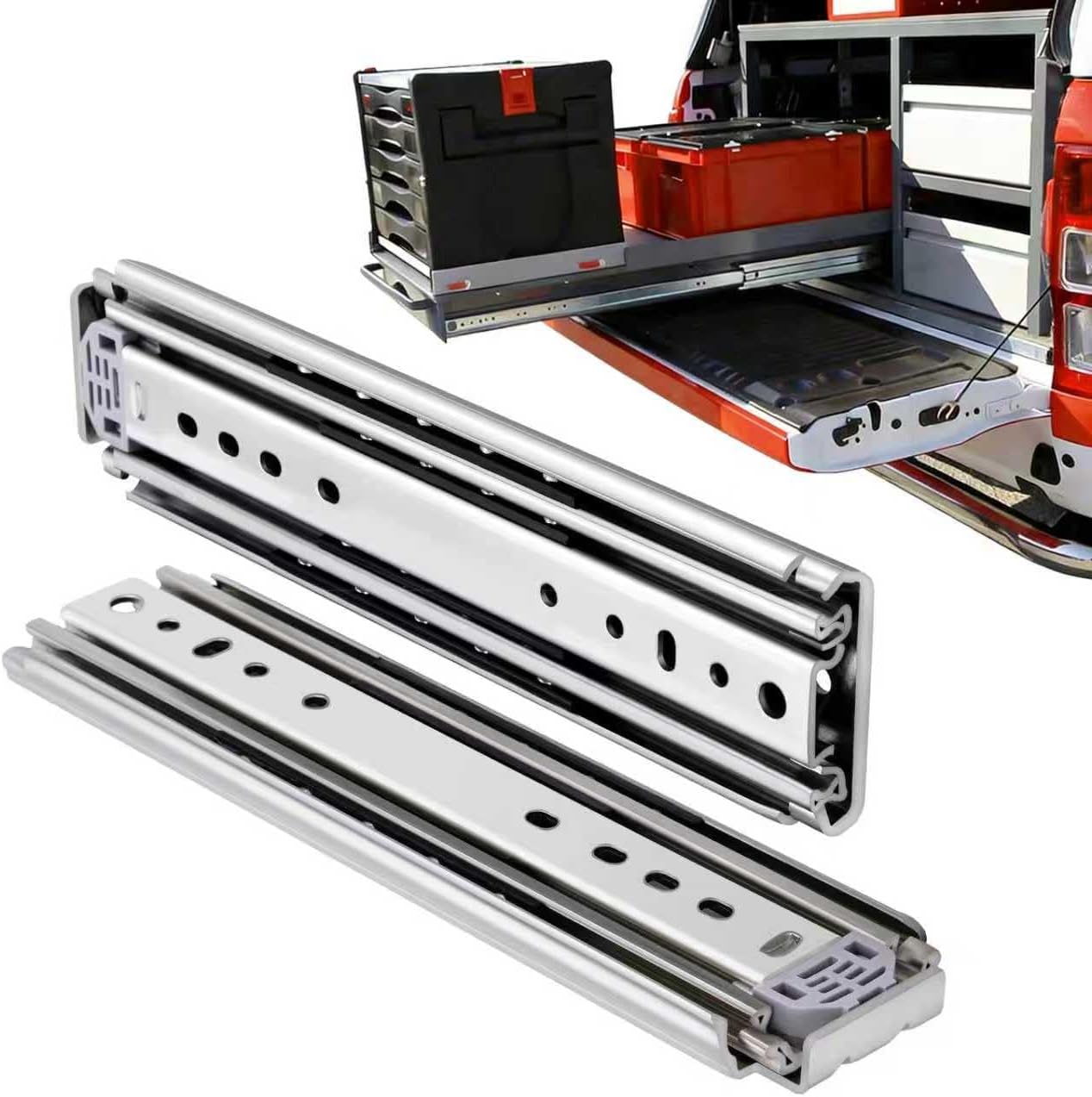 48 Inch Heavy Duty Side Mount  - đánh giá và giá Drawer Slide Pair