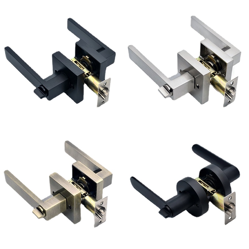 Black Door Handle Door Handle  - đánh giá và giá Zinc Furniture Hardware