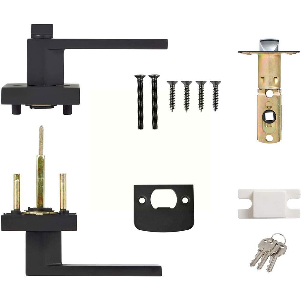 Black Door Handle Door Handle  - đánh giá và giá Zinc Furniture Hardware