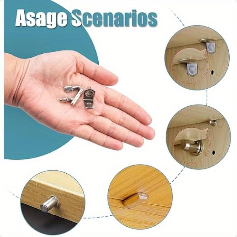 104pcs Shelf Pegs Kit 4 Styles - đánh giá và giá Shelf Peg Support