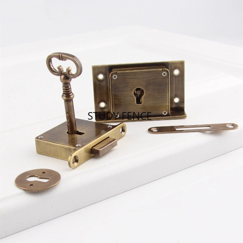 1PC Antique Metal Drawer Lock  - đánh giá và giá Cabinet Lock Key