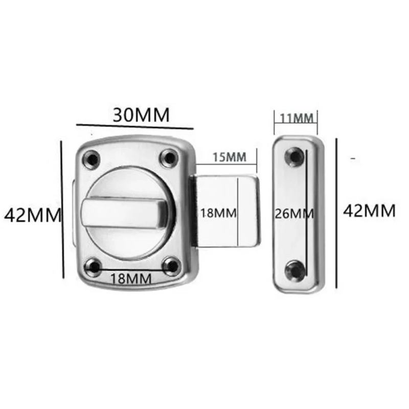Anti-theft Cast Metal Door Lat - đánh giá và giá Door Stopper Heavy