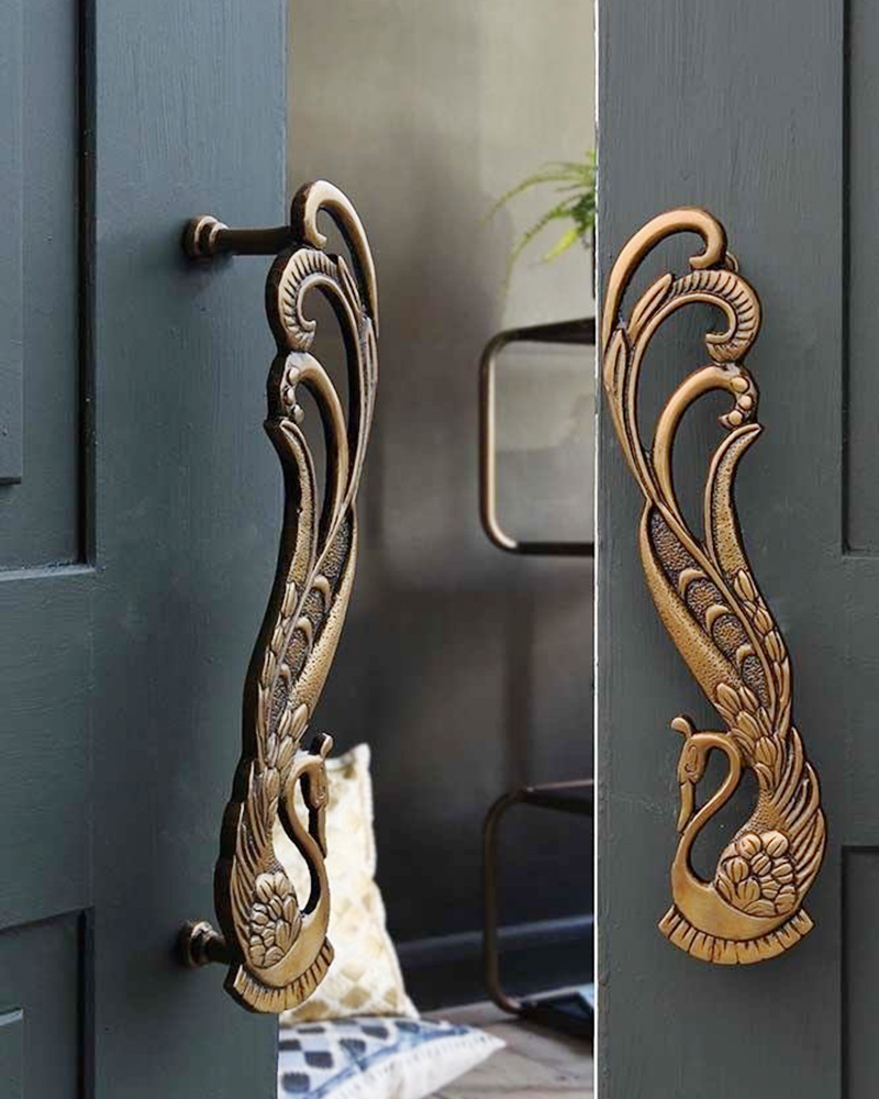 IMPEU Con Công Hình Tay Cửa Ké - đánh giá và giá Furniture Hardware Vintage