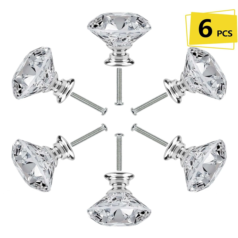 6Pcs Cabinet Knob with Screws  - đánh giá và giá Furniture Hardware Pulls