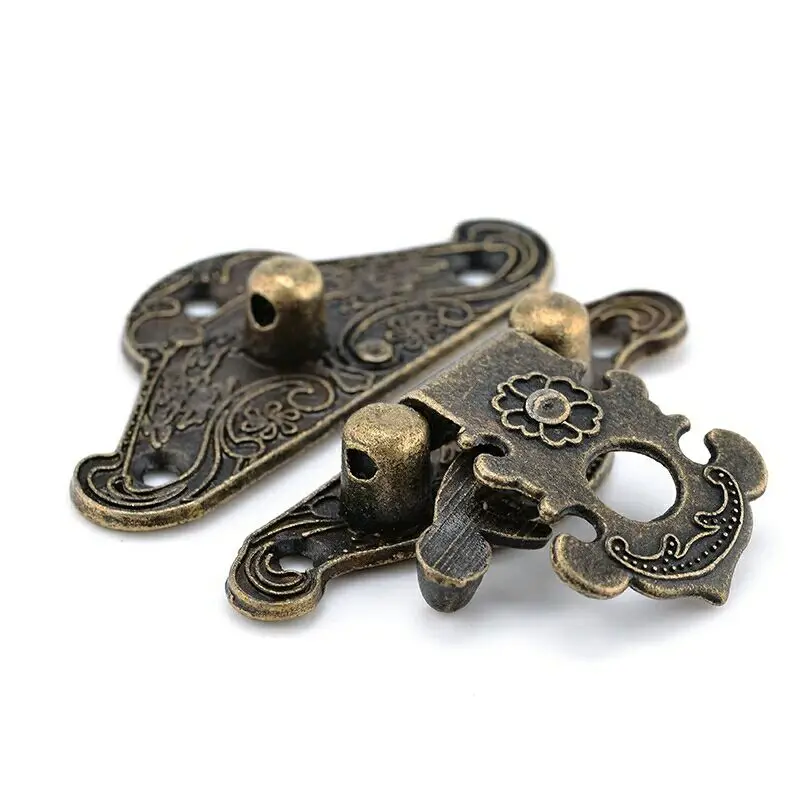 5-20pcs Vintage Metal Hasp Lat - đánh giá và giá Furniture Hardware Vintage