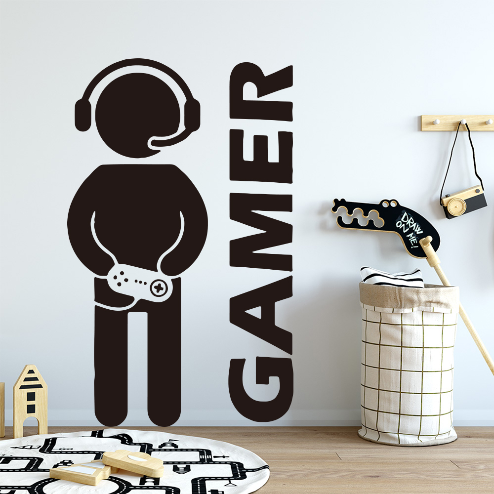 1pc Gamer Wall Art Decal For K - đánh giá và giá Furniture Hardware Pulls