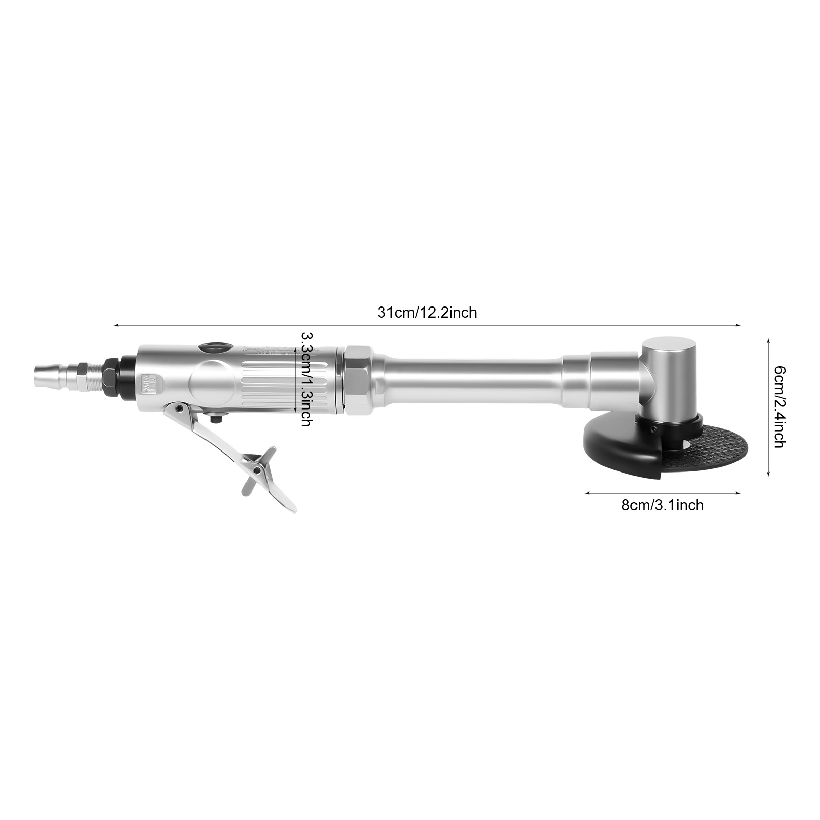 Angle Grinder, Long Handle Air - đánh giá và giá Furniture Hardware Supply