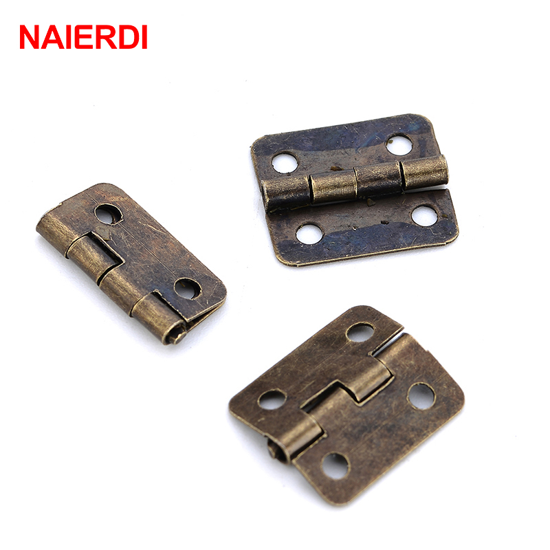 Bộ 50 Naierdi Cổ Bản Lề Mini V - đánh giá và giá Furniture Hardware Vintage