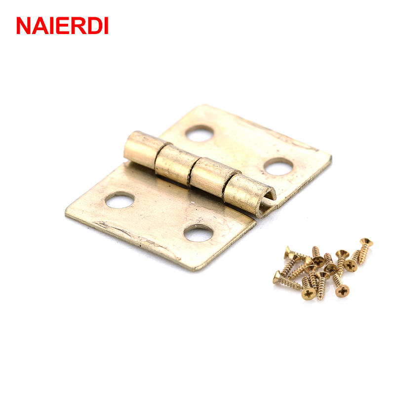 Bộ 50 Naierdi Cổ Bản Lề Mini V - đánh giá và giá Furniture Hardware Vintage