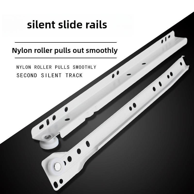 Mute Two Cabinet Rails Drawer  - đánh giá và giá Drawer Slide Pair