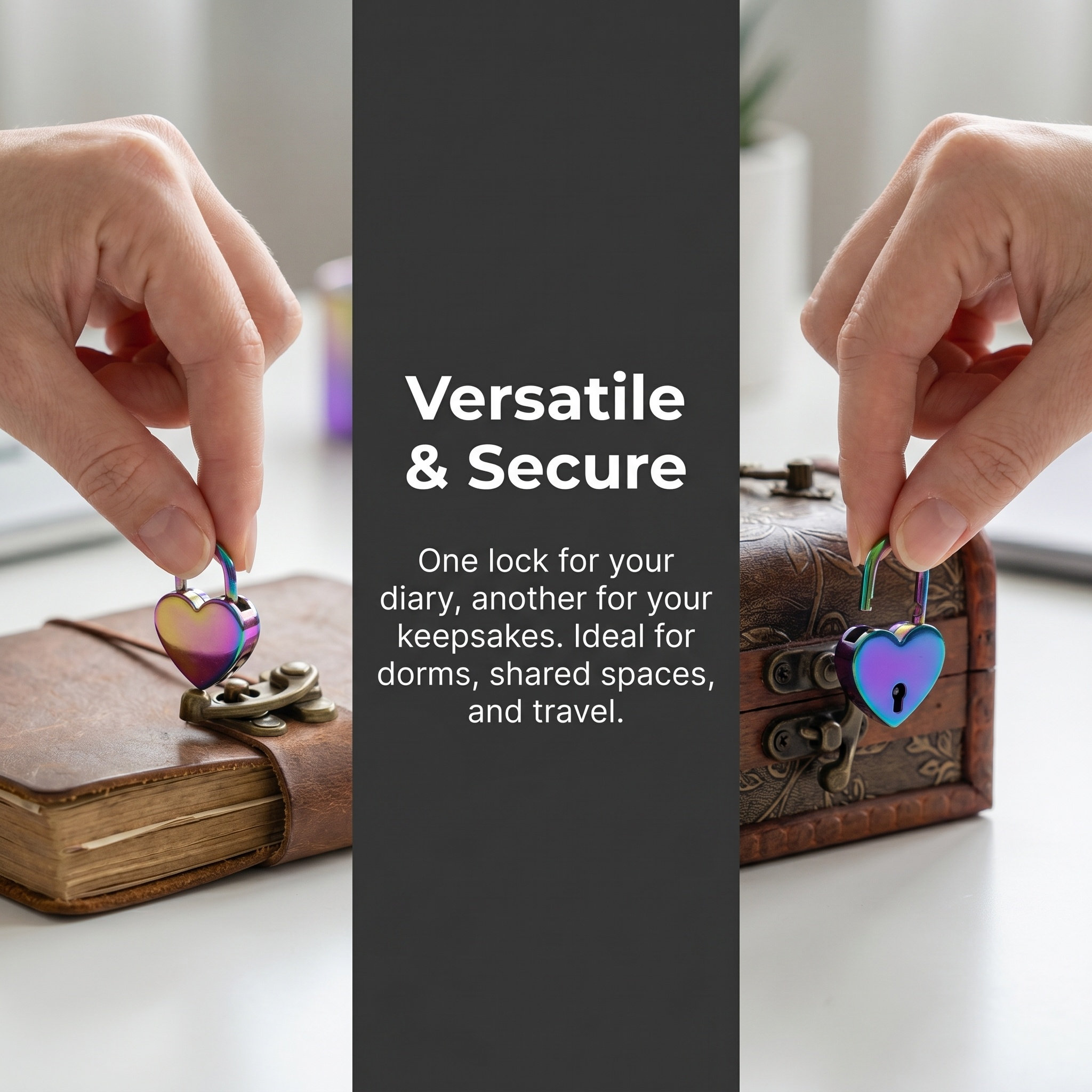 2Set Mini Heart Shaped Padlock - đánh giá và giá Cabinet Lock Key