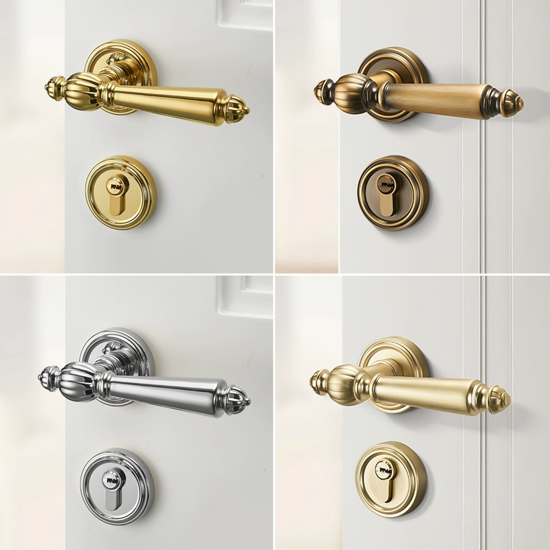 Luxurious Silent Door Lock Set - đánh giá và giá Zinc Furniture Hardware