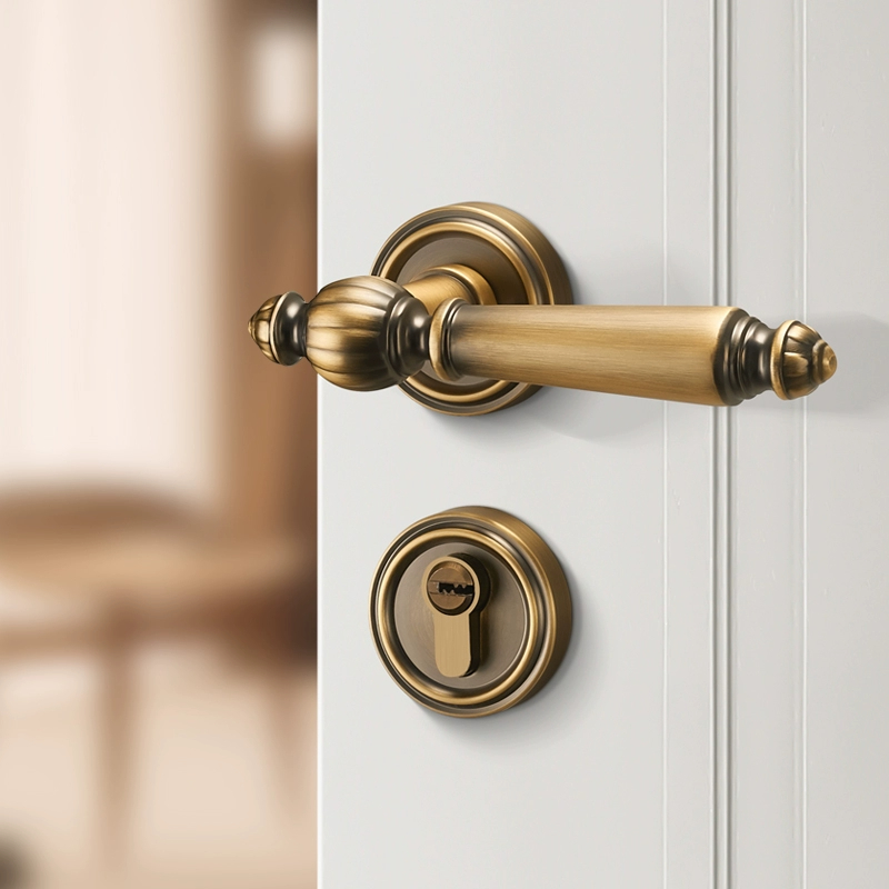 Luxurious Silent Door Lock Set - đánh giá và giá Zinc Furniture Hardware