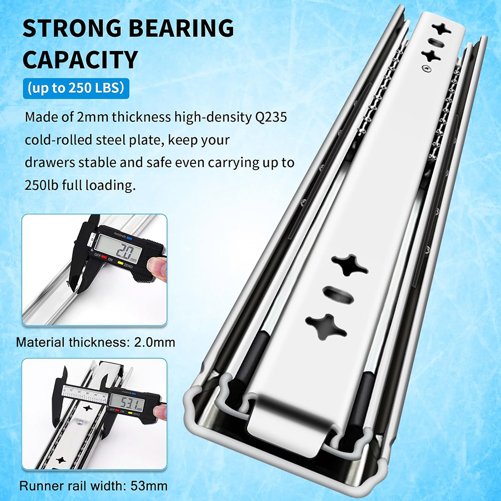 1 Pair Heavy Duty Drawer Slide - đánh giá và giá Drawer Slide Pair